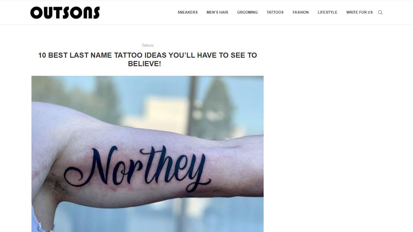10 Best Last Name Tattoo Ideas You’ll Have To See To Believe!