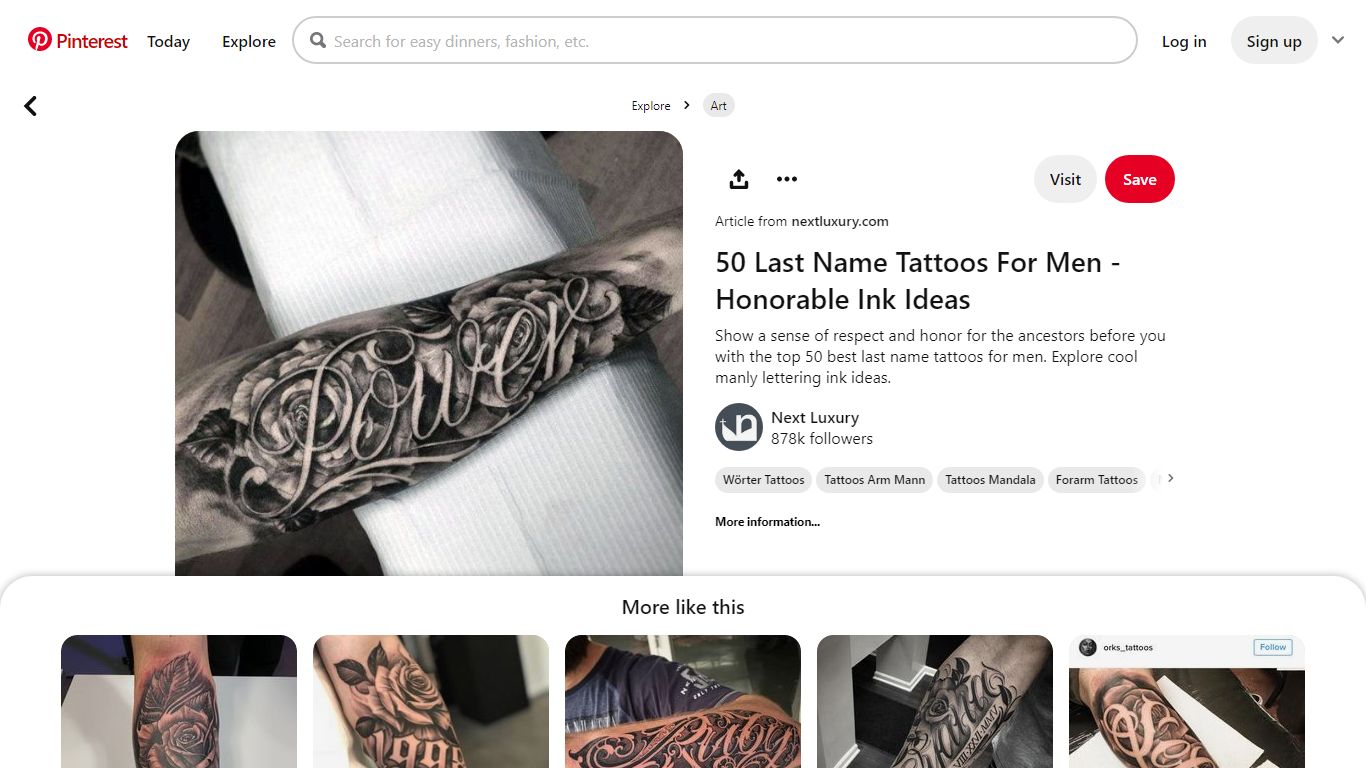 50 Last Name Tattoos For Men - Honorable Ink Ideas